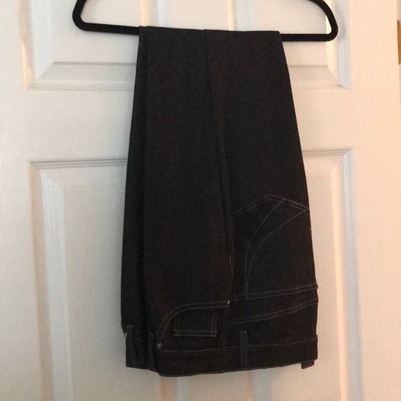 Randolph Duke Black Denim Pantsuit - Picture 3 of 4